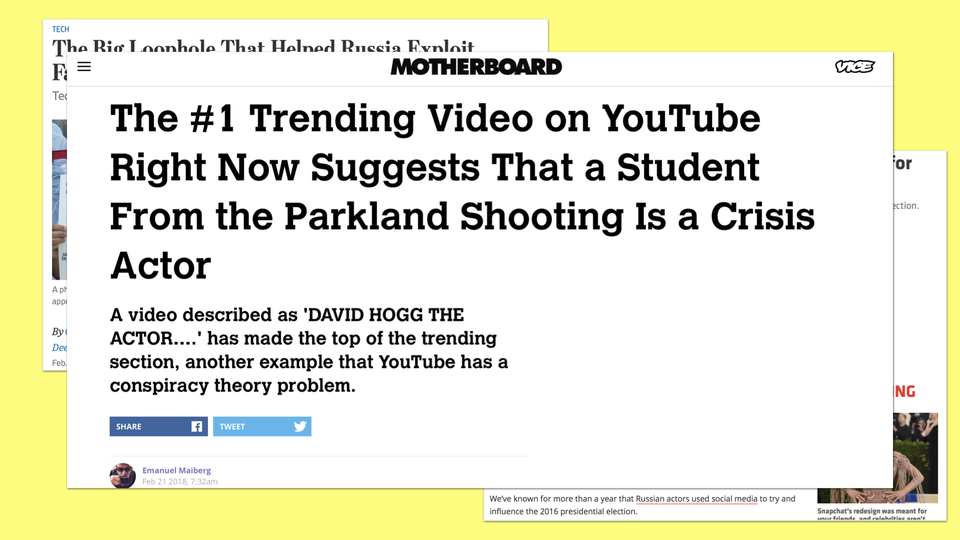 The #1 Trending Video on YouTube Right Now Suggests That a Student From the Parkland Shooting Is a Crisis Actor