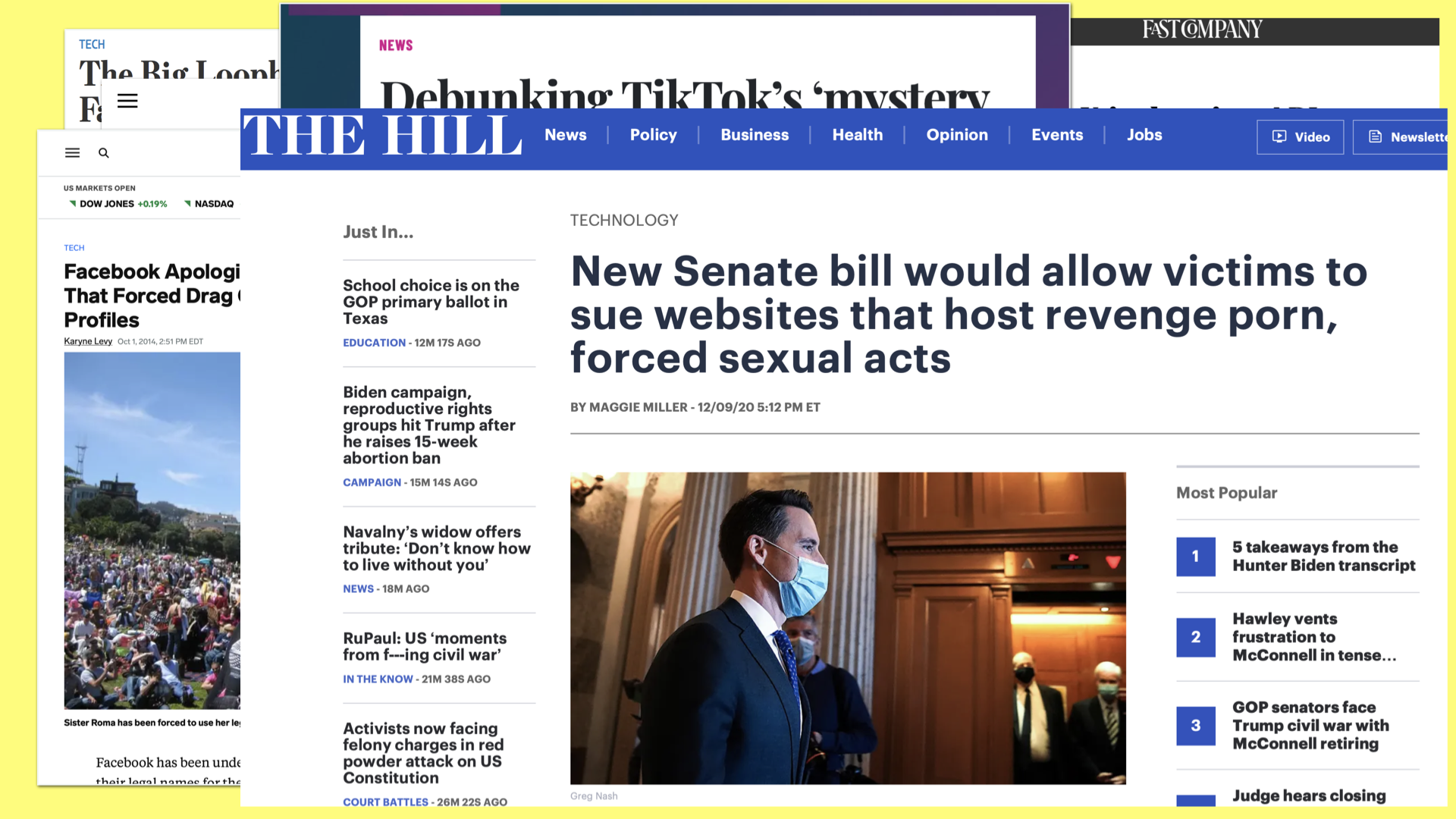 New Senate bill would allow victims to sue websites that host revenge porn, forced sexual acts
